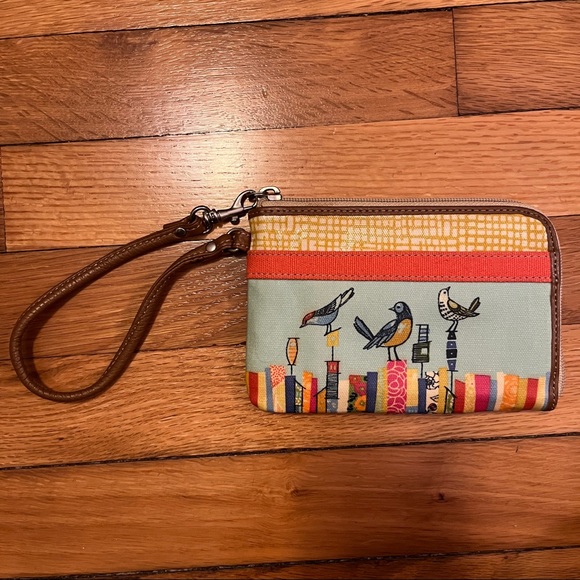 Fossil Key-Per Zip-Around Wristlet - Picture 2 of 6